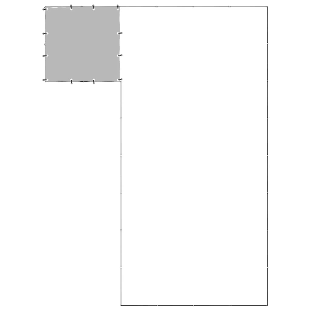 Gabbia per Cani Nera 10,89 m² in Acciaio | homemem39