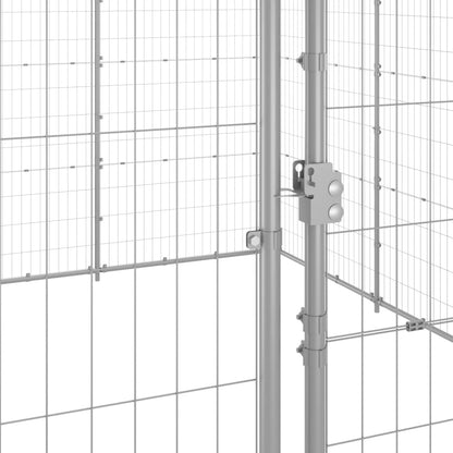 Gabbia per Cani da Esterno in Acciaio Zincato 53,24 m² | homemem39