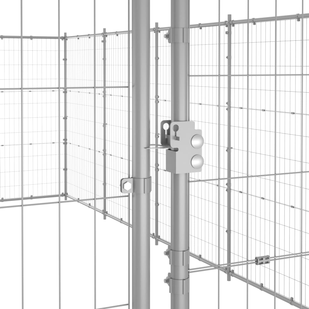 Gabbia per Cani da Esterno in Acciaio Zincato 79,86 m² | homemem39