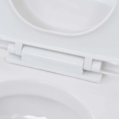 WC Sospeso con Sciacquone Alto Nascosto in Ceramica - homemem39