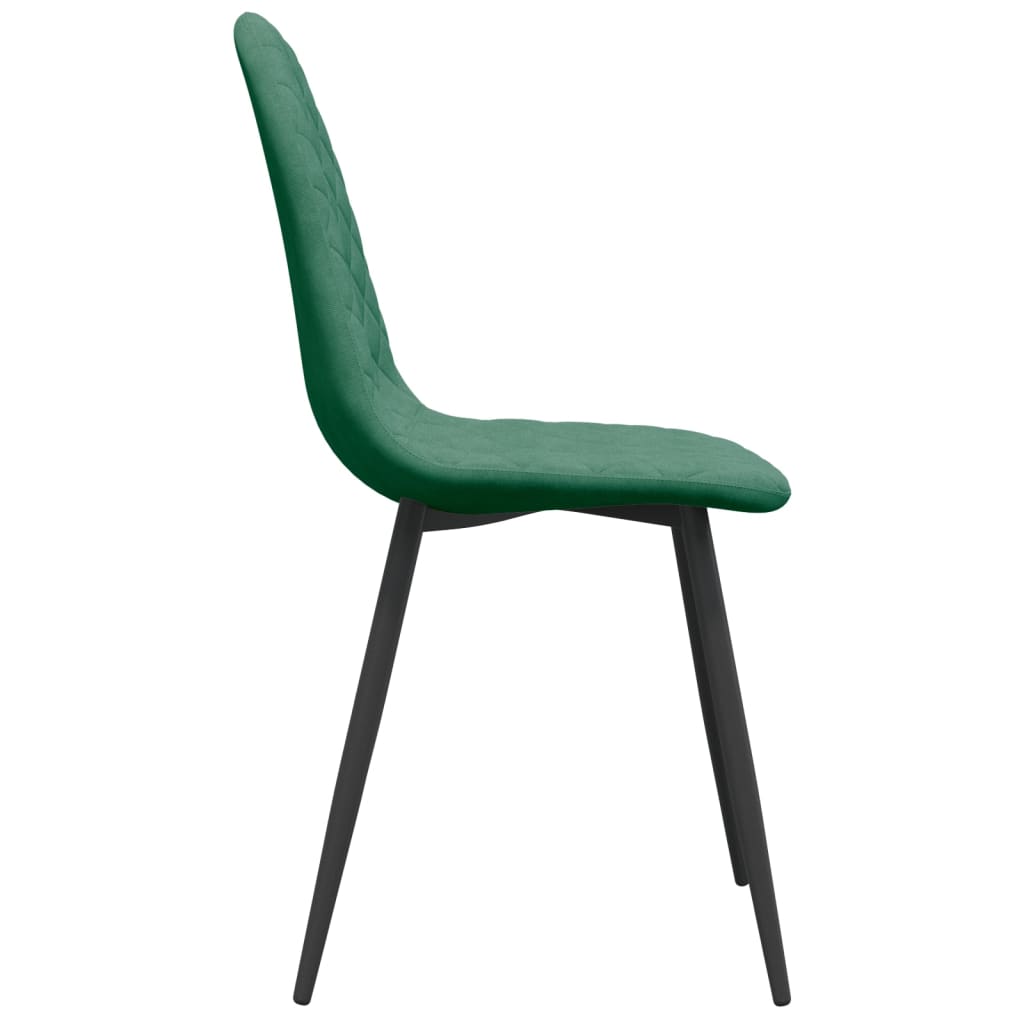 Dining Chairs 6 pcs Dark Green Velvet