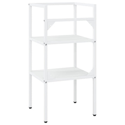 Struttura per Lavabo da Bagno Bianca 40x38x83 cm in Ferro
