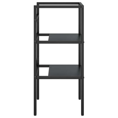 Struttura per Lavabo da Bagno Nera 40x38x83 cm in Ferro | homemem39