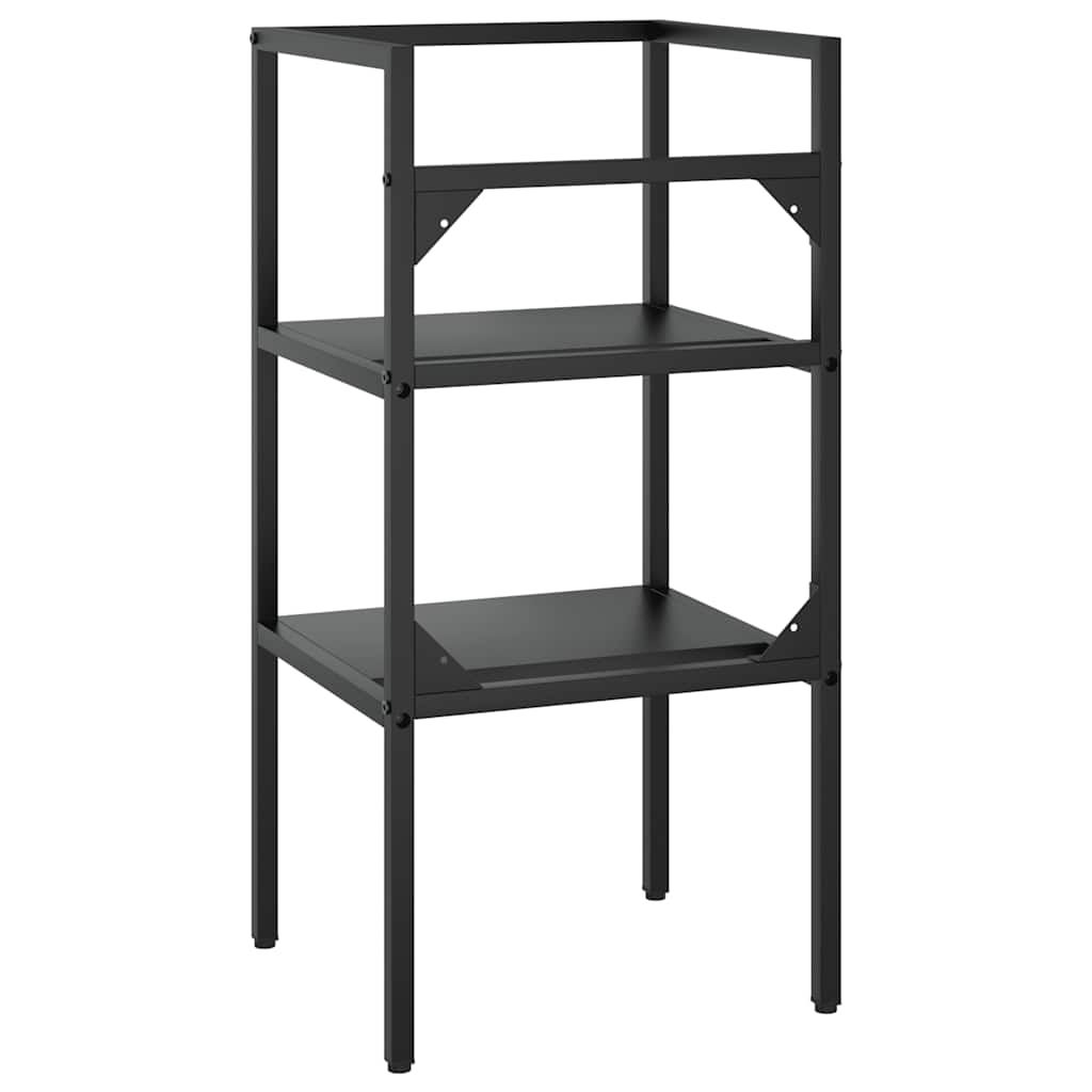Struttura per Lavabo da Bagno Nera 40x38x83 cm in Ferro | homemem39