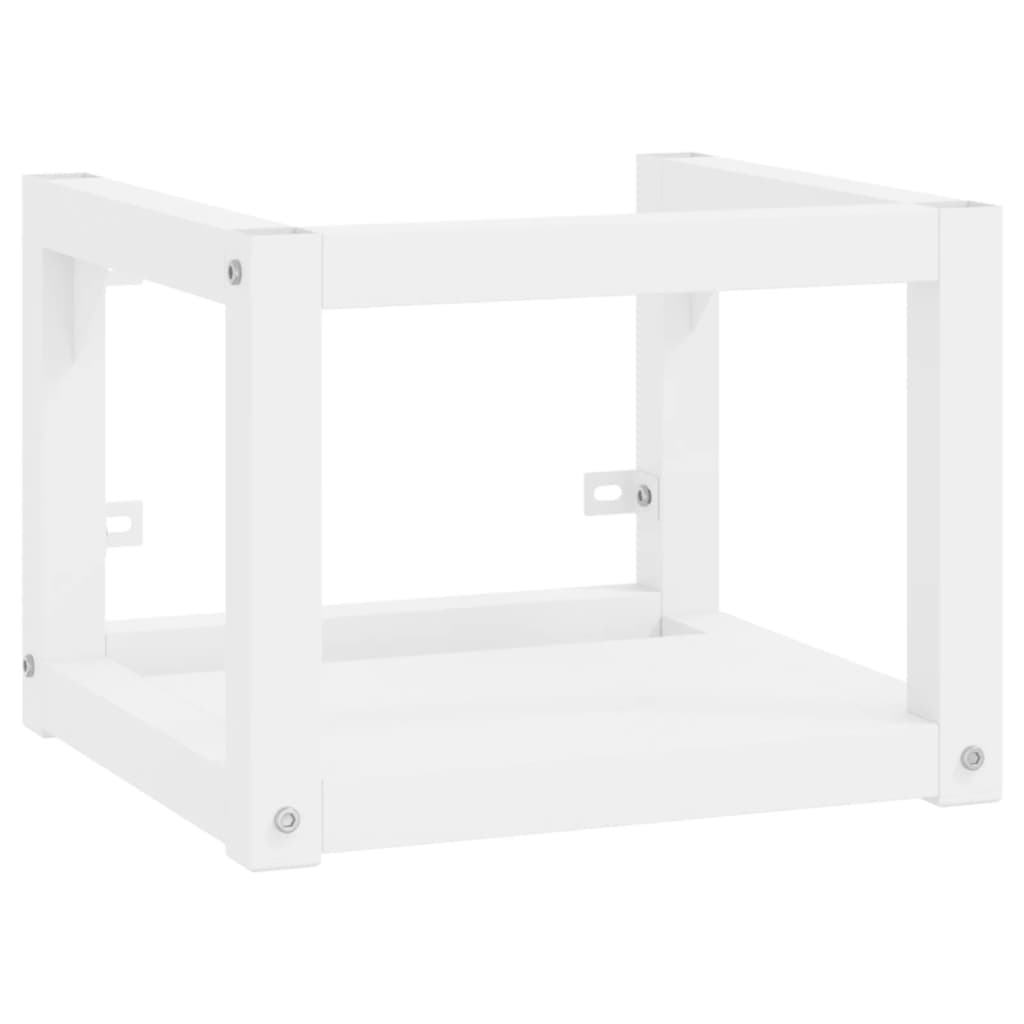 Struttura per Lavabo a Parete Bianca 40x38x31 cm in Ferro | homemem39