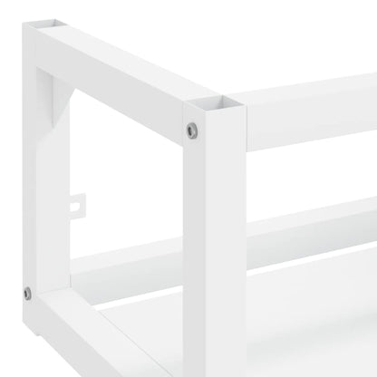 Struttura per Lavabo a Parete Bianca 40x38x31 cm in Ferro | homemem39