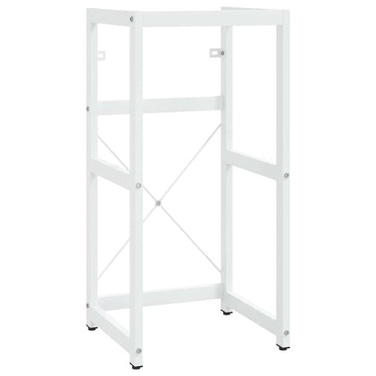Struttura per Lavabo da Bagno Bianca 40x38x83 cm in Ferro