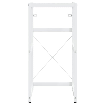 Struttura per Lavabo da Bagno Bianca 40x38x83 cm in Ferro
