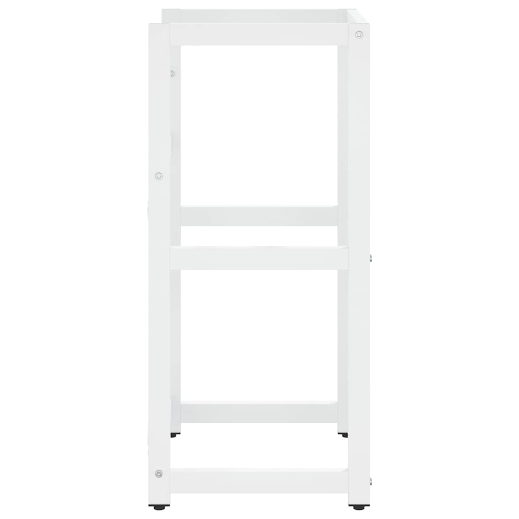 Struttura per Lavabo da Bagno Bianca 40x38x83 cm in Ferro | homemem39