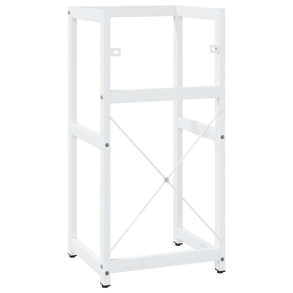 Struttura per Lavabo da Bagno Bianca 40x38x83 cm in Ferro