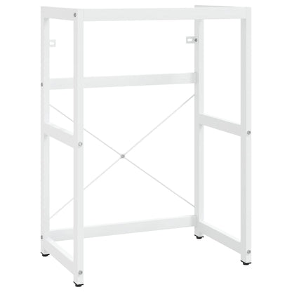 Struttura per Lavabo da Bagno Bianca 59x38x83 cm in Ferro | homemem39