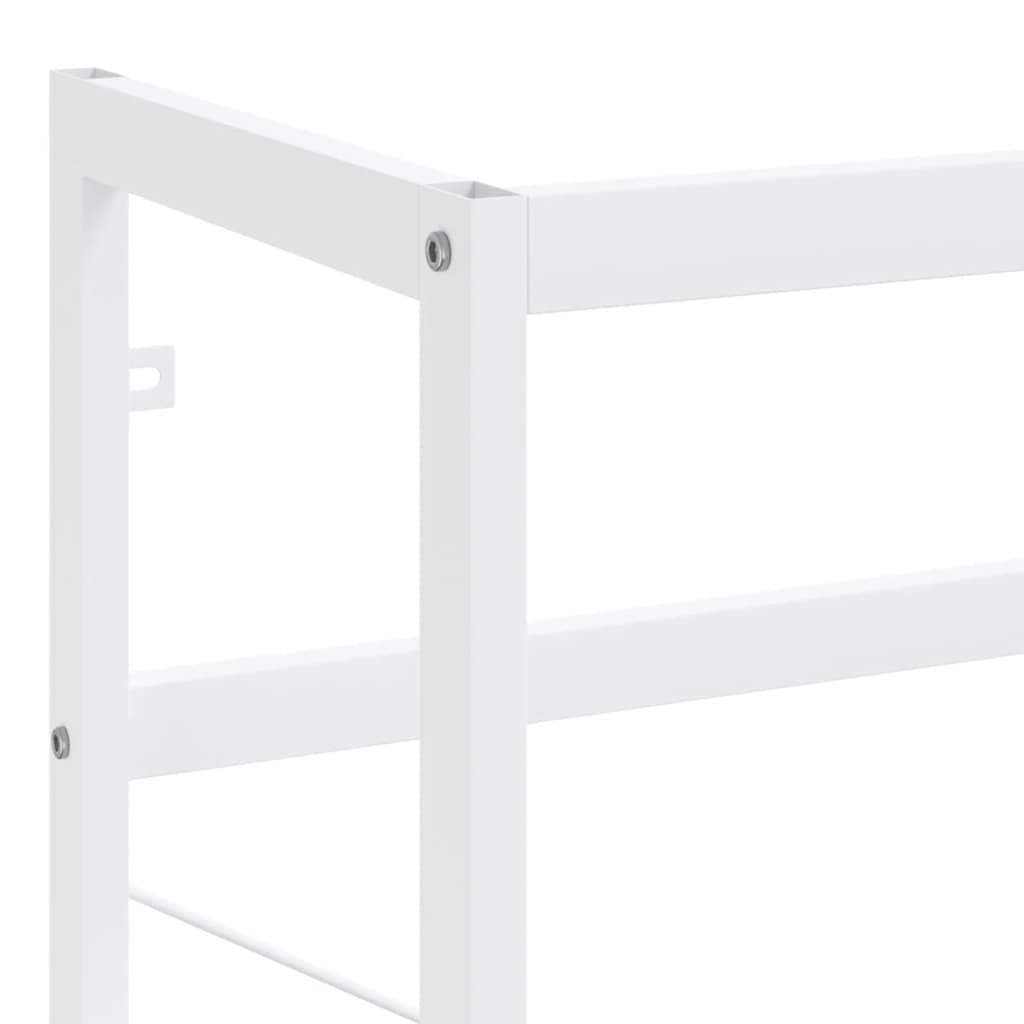 Struttura per Lavabo da Bagno Bianca 59x38x83 cm in Ferro | homemem39