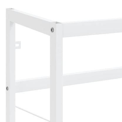 Struttura per Lavabo da Bagno Bianca 59x38x83 cm in Ferro | homemem39