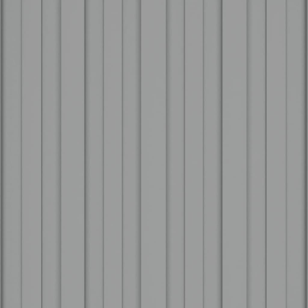 Pannelli da Tetto 12 pz in Acciaio Zincato Grigio 60x45 cm