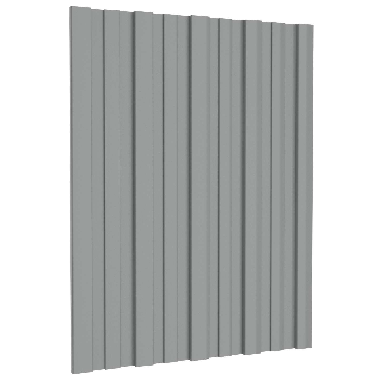 Pannello per tetto 12 pcs Grigio 60 x 45 cm Acciaio zincato | homemem39