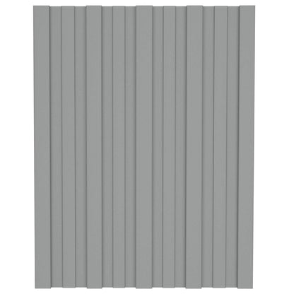 Pannello per tetto 36 pcs Grigio 60 x 45 cm Acciaio zincato | homemem39