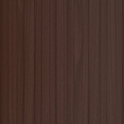 Pannelli da Tetto 12 pz in Acciaio Zincato Marrone 60x45 cm