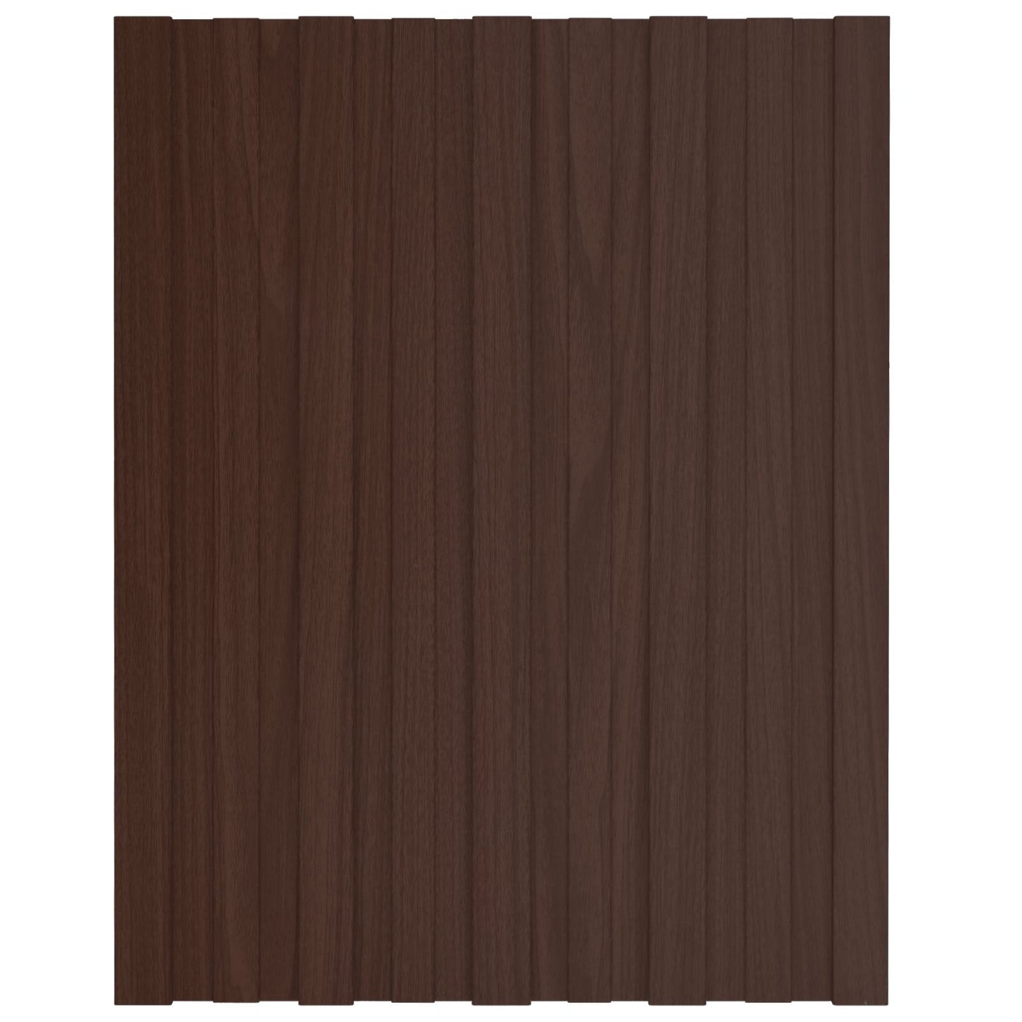 Pannello per tetto 12 pcs Marrone 60 x 45 cm Acciaio zincato