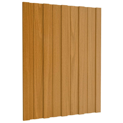 Pannello per tetto 12 pcs Naturale 60 x 45 cm Acciaio zincato | homemem39
