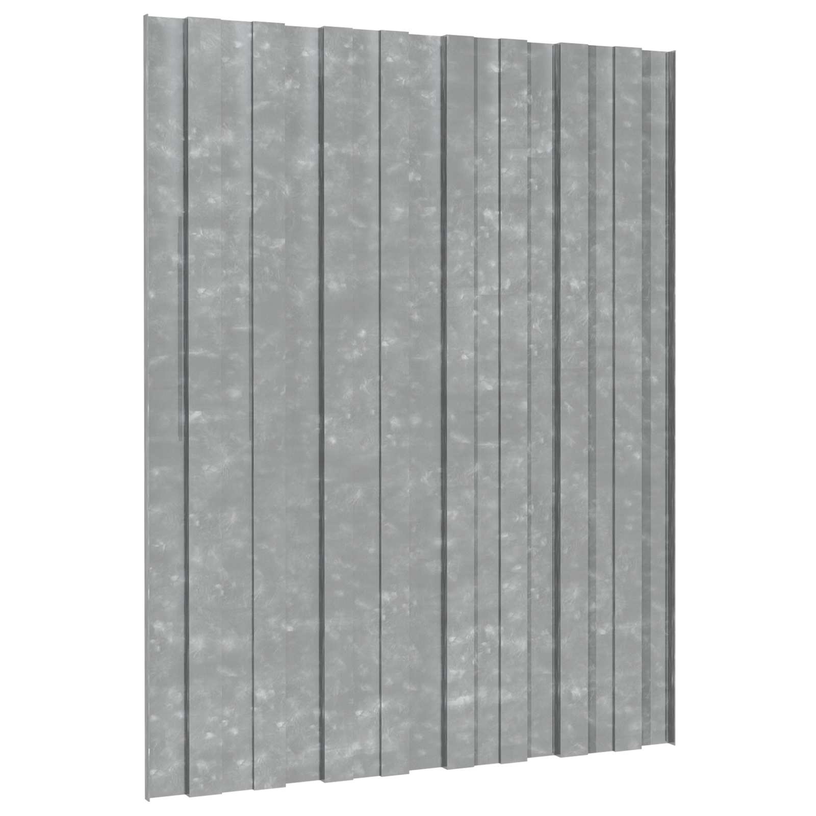 Pannello per tetto 36 pcs Argento 60 x 45 cm Acciaio zincato | homemem39