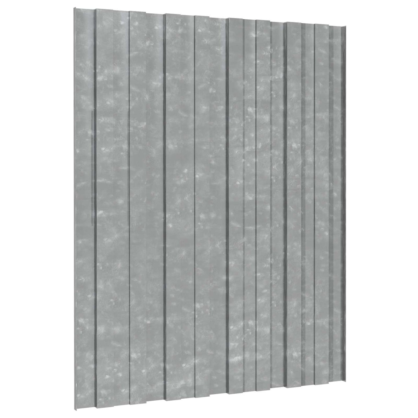 Pannello per tetto 36 pcs Argento 60 x 45 cm Acciaio zincato
