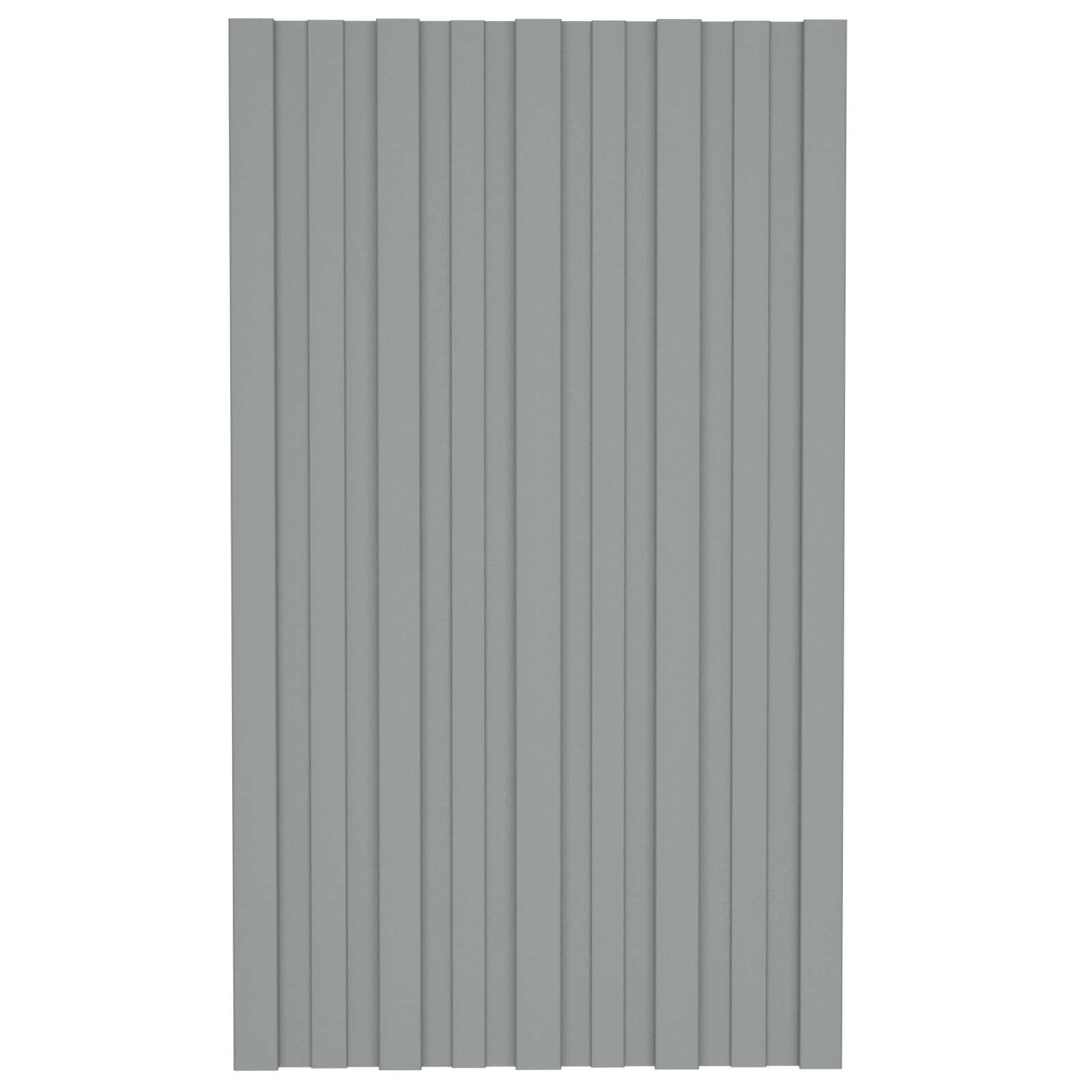 Pannello per tetto 36 pcs Grigio 80 x 45 cm Acciaio zincato | homemem39