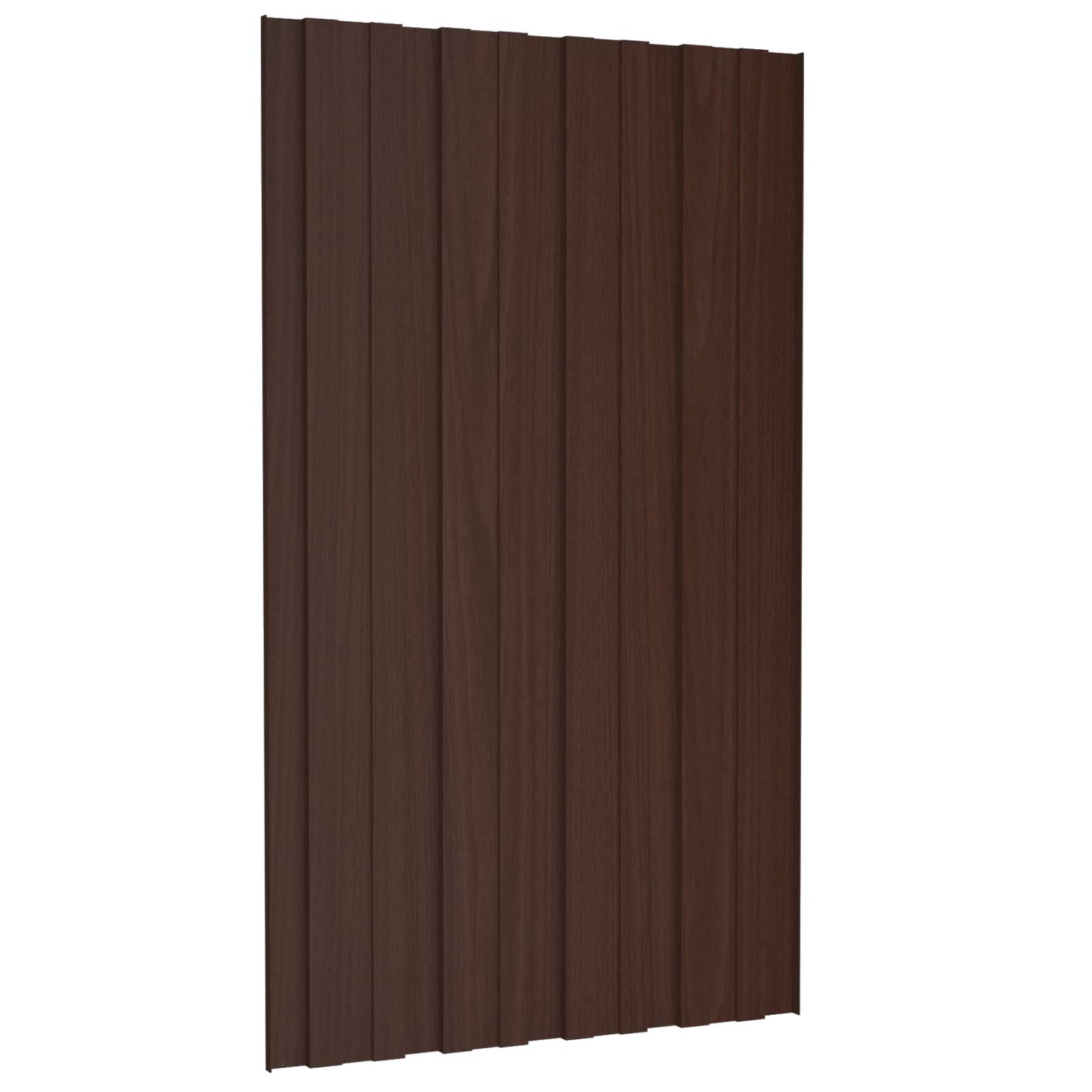 Pannello per tetto 12 pcs Marrone 80 x 45 cm Acciaio zincato | homemem39