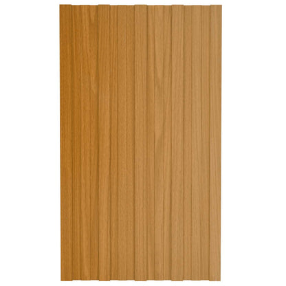 Pannello per tetto 36 pcs Naturale 80 x 45 cm Acciaio zincato | homemem39