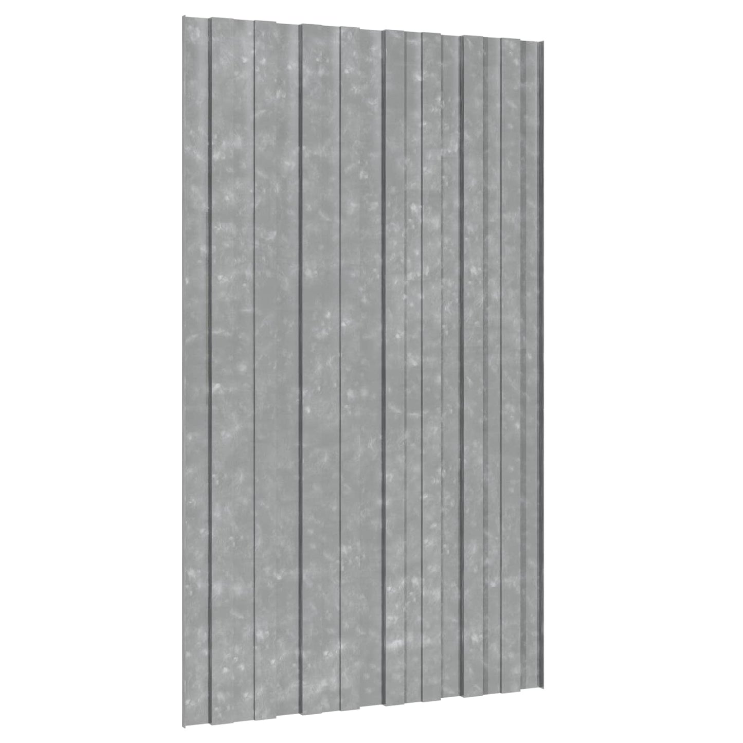 Pannello per tetto 12 pcs Argento 80 x 45 cm Acciaio zincato | homemem39