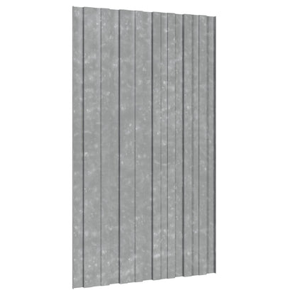 Pannello per tetto 36 pcs Argento 80 x 45 cm Acciaio zincato | homemem39