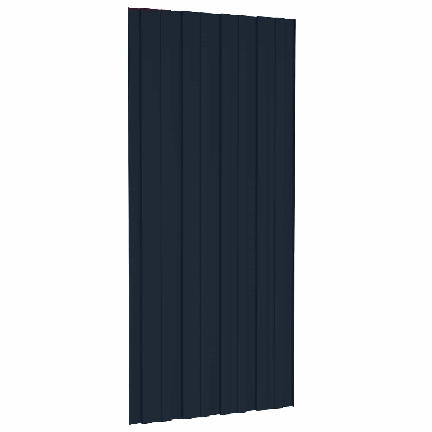 Pannello per tetto 12 pcs Antracite 100 x 45 cm Acciaio zincato | homemem39