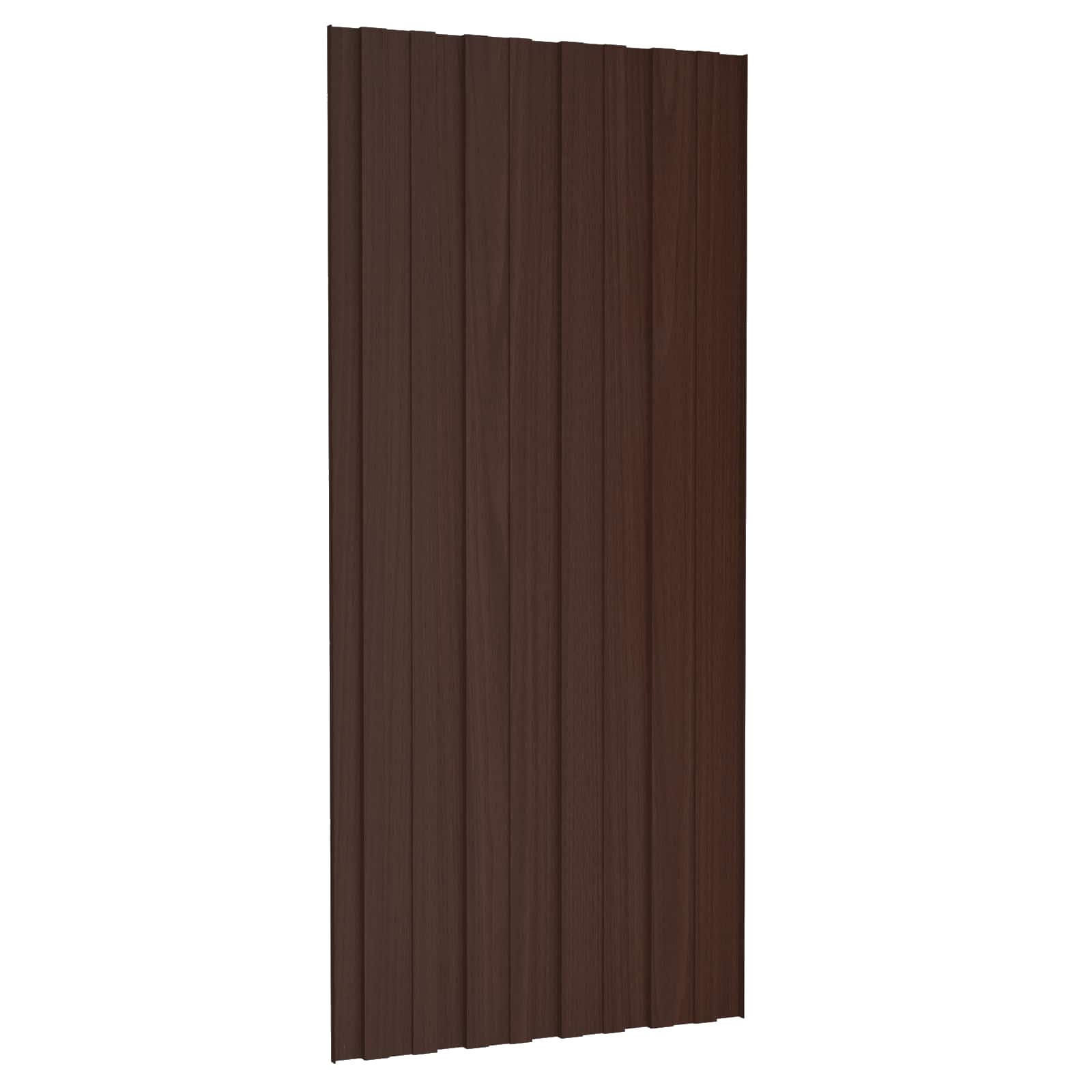 Pannello per tetto 12 pcs Marrone 100 x 45 cm Acciaio zincato | homemem39