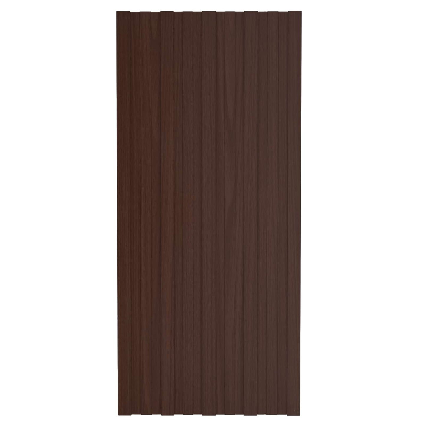 Pannello per tetto 36 pcs Marrone 100 x 45 cm Acciaio zincato | homemem39