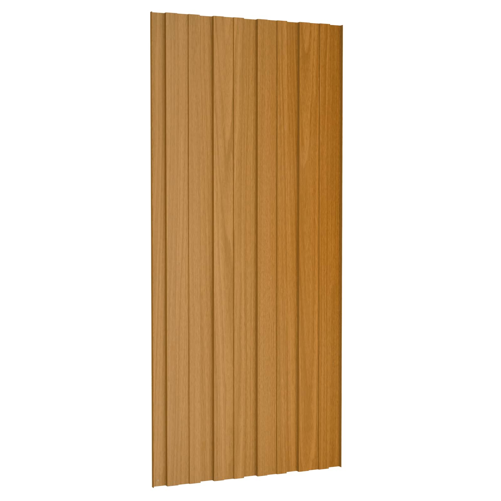 Pannello per tetto 36 pcs Naturale 100 x 45 cm Acciaio zincato | homemem39