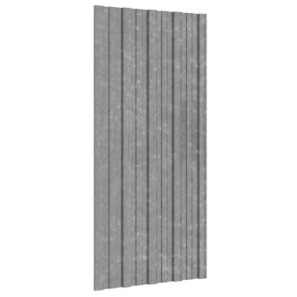 Pannello per tetto 12 pcs Argento 100 x 45 cm Acciaio zincato | homemem39