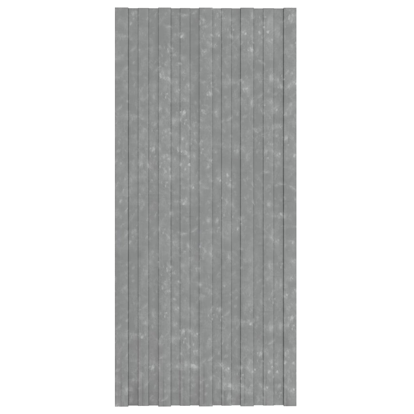 Pannello per tetto 12 pcs Argento 100 x 45 cm Acciaio zincato