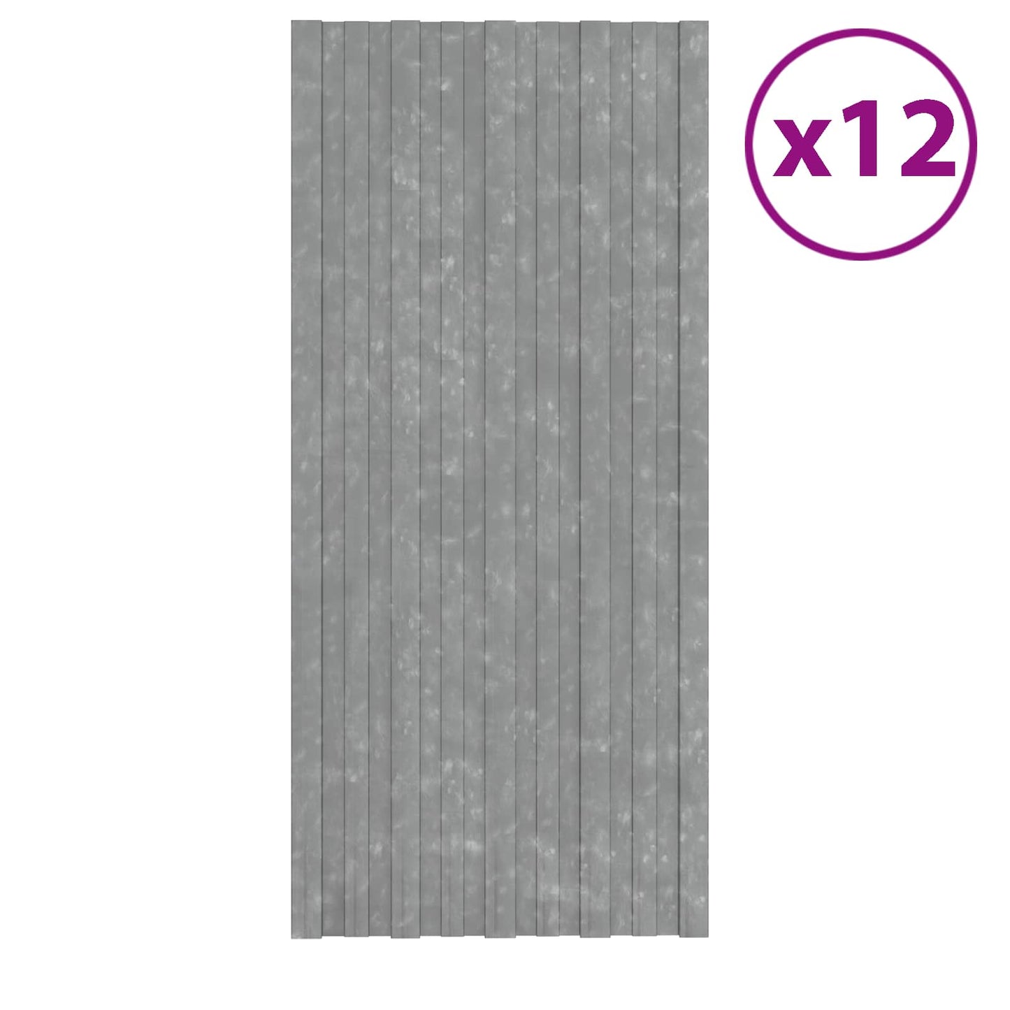 Pannello per tetto 12 pcs Argento 100 x 45 cm Acciaio zincato | homemem39