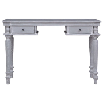 Scrivania 115x50x78 cm in Legno Massello di Mogano - homemem39