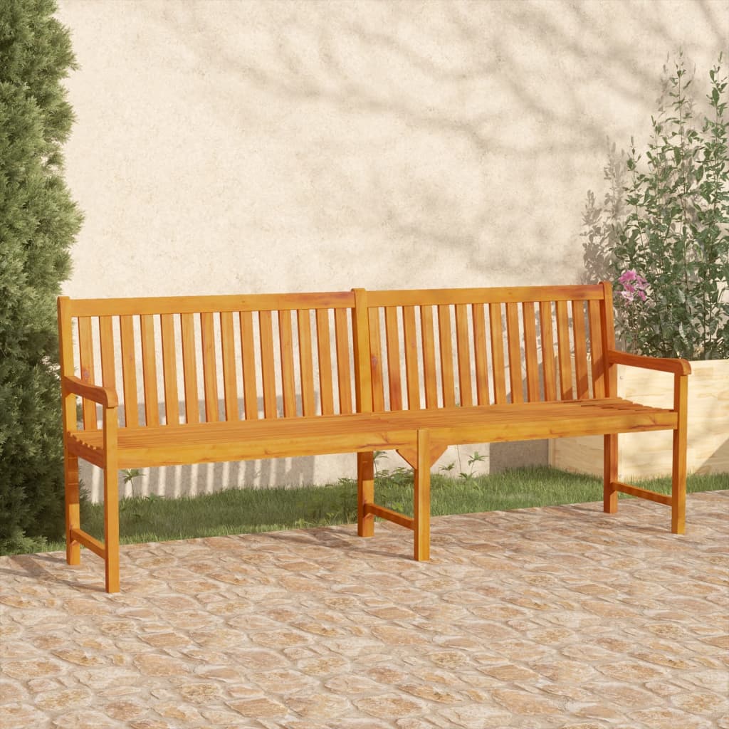 Panchina da Giardino 219 cm in Legno Massello d'Acacia | homemem39