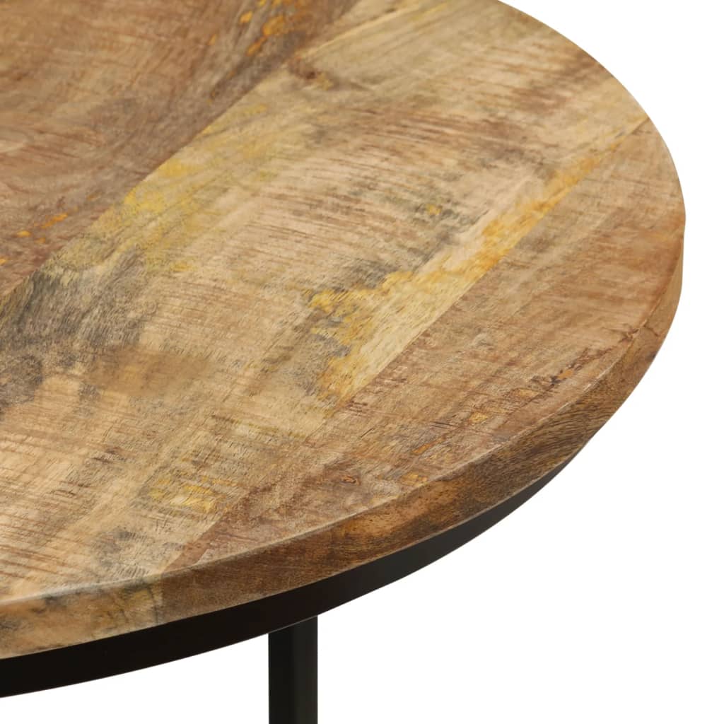 Tavolini Impilabili 3 pz in Legno di Mango Grezzo | homemem39