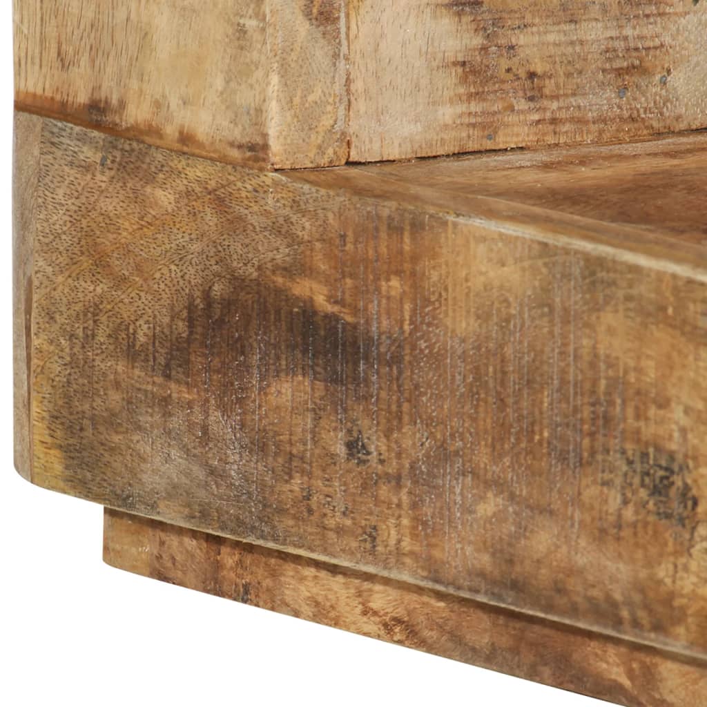 Tavolino da Salotto 45x45x40 cm in Legno Massello di Mango | homemem39