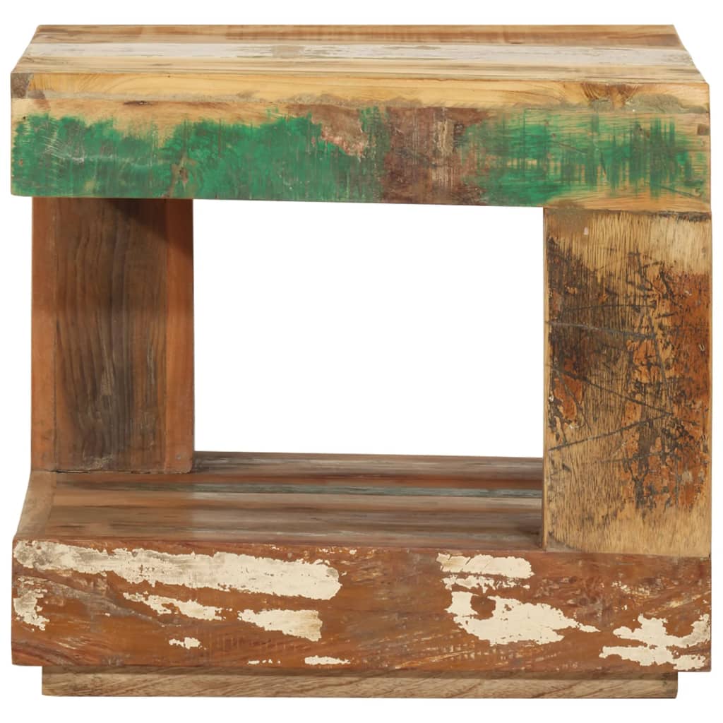 Tavolino da Salotto 45x45x40 cm in Legno Massello di Recupero | homemem39