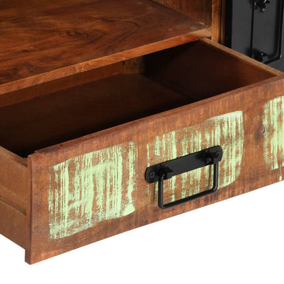 Tavolino da Salotto 100x50x41 cm in Legno Massello di Recupero | homemem39