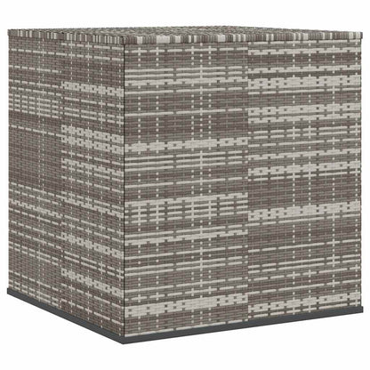 Contenitore da Giardino in Rattan PE 100x97,5x104 cm Grigio - homemem39