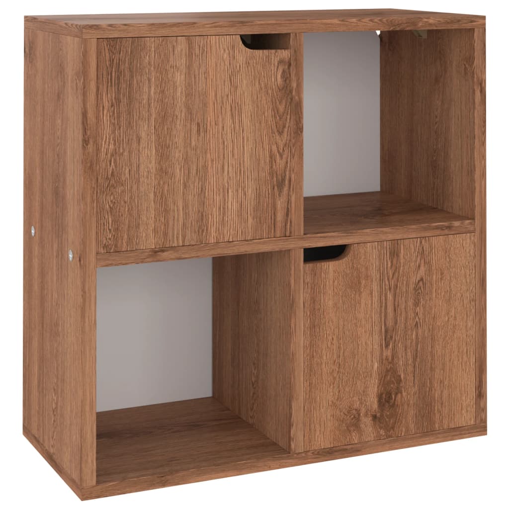 Libreria Rovere Marrone 60x27,5x59,5 cm in Legno Truciolato | homemem39