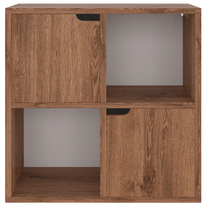 Libreria Rovere Marrone 60x27,5x59,5 cm in Legno Truciolato | homemem39