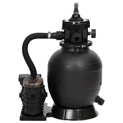Filtro a Sabbia per Piscina con Prefiltro Nero | homemem39