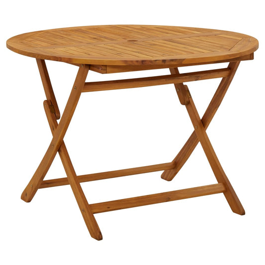 Folding Garden Table 110 cm in Solid Acacia