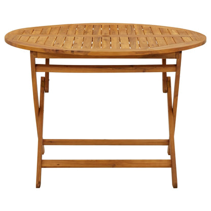 Tavolo da Giardino Pieghevole 110 cm in Massello d'Acacia