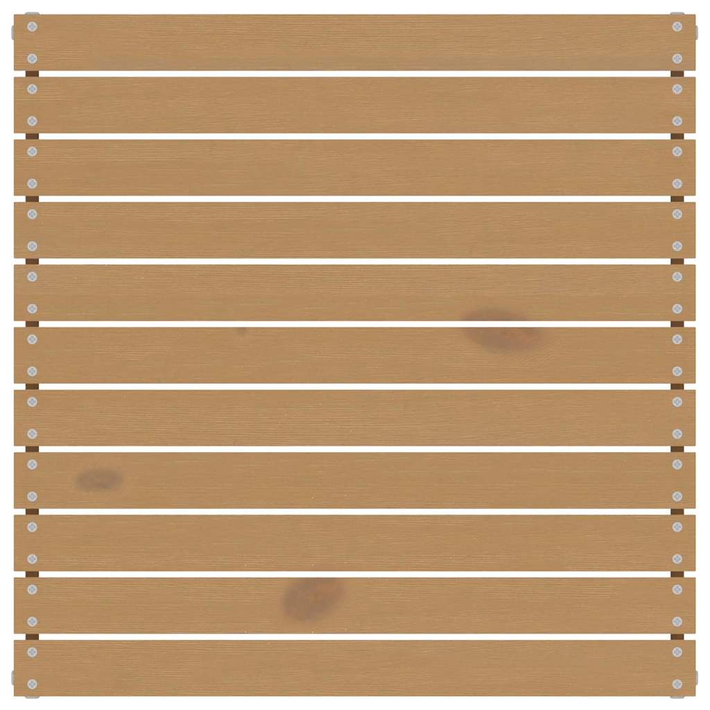 Set Divani da Giardino 3 pz con Cuscini Crema Massello di Pino - homemem39